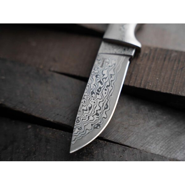 Böker Plus M-One Damast Damastmesser Lederscheide 02BO090DAM