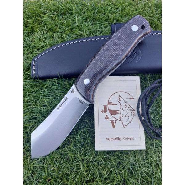 J&V XS Parang Yute Bison 1.4116 Stahl Micarta Griff by J. Sabater