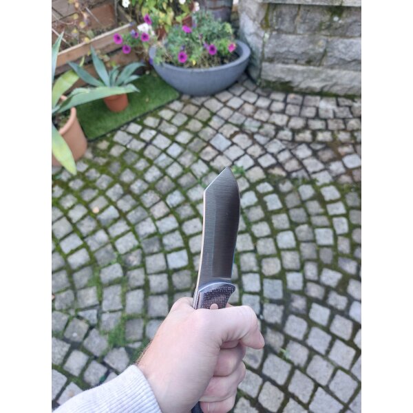 J&V XS Parang Yute Bison 1.4116 Stahl Micarta Griff by J. Sabater