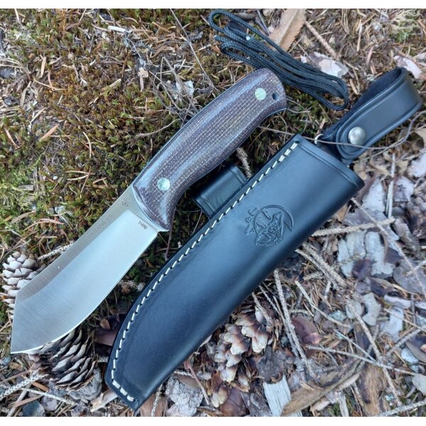 J&V XS Parang Yute Bison 1.4116 Stahl Micarta Griff by J. Sabater