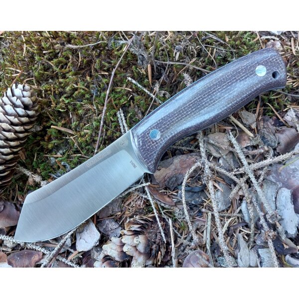 J&V XS Parang Yute Bison 1.4116 Stahl Micarta Griff by J. Sabater