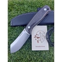 J&V XS Parang Yute Bison 1.4116 Stahl Micarta Griff...