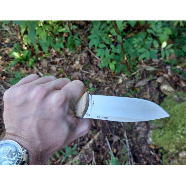 J&V XS Drop Abedul 1.4116 Stahl Maserbirkenholz by J. Sabater