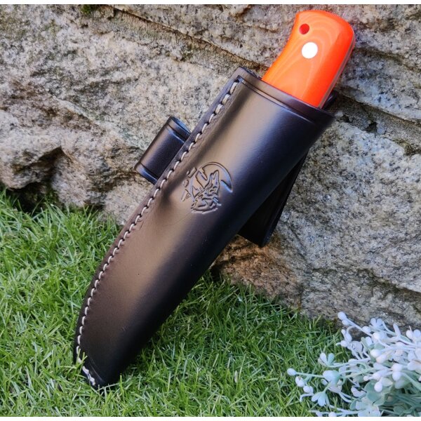 J&V XS Falcata 1.4116 Stahl Micarta Fluor orange