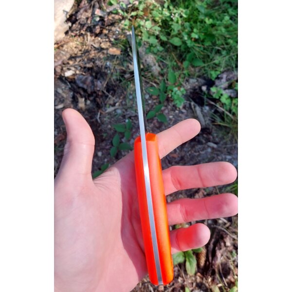 J&V XS Falcata 1.4116 Stahl Micarta Fluor orange