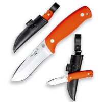 J&V XS Falcata 1.4116 Stahl Micarta Fluor orange