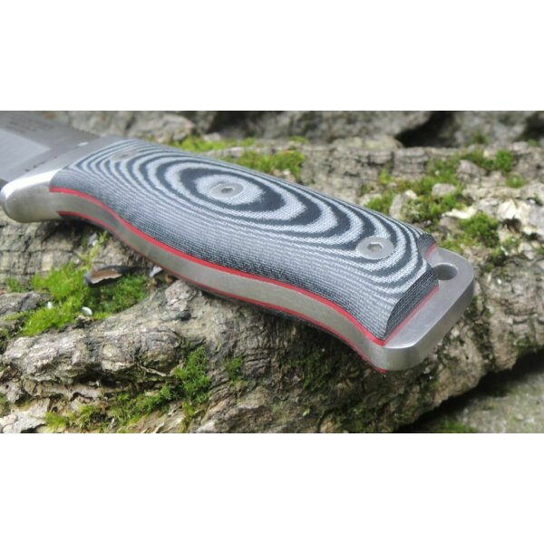 Cudeman MT-1 N695 Micarta Schwarz inkl. Kydexscheide