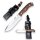 J&V Forester Tizón Yute Camp Knife mit Lederscheide 4116 Stahl