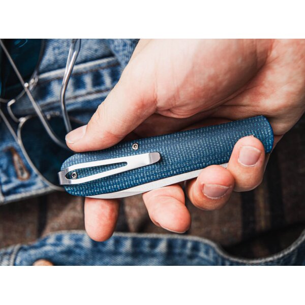 Böker Solingen Coffin Denim Micarta Slipjoint MagnaCut 112944