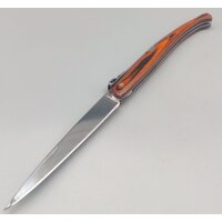 Albainox Red Wood Stiletto Taschenmesser