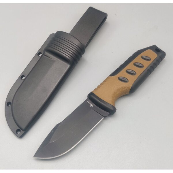 Albainox Coyote Messer mit Scheide Griff aus ABS Kunststoff