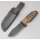 Albainox Coyote Messer mit Scheide Griff aus ABS Kunststoff