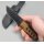 Albainox Coyote Messer mit Scheide Griff aus ABS Kunststoff