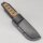 Albainox Coyote Messer mit Scheide Griff aus ABS Kunststoff