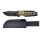 Albainox Coyote Messer mit Scheide Griff aus ABS Kunststoff