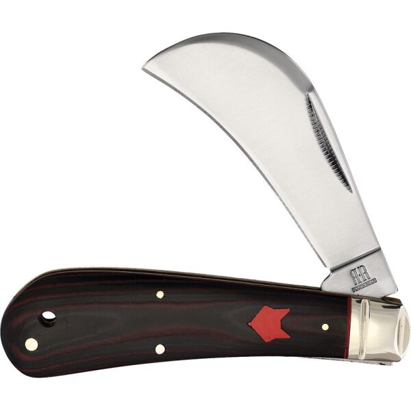 Rough Ryder Rider Red Fox Hawkbill Slipjoint