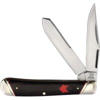Rough Ryder Red Fox Trapper Slipjoint Micarta...