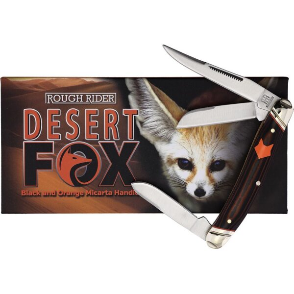 Rough Ryder Desert Fox Stockman Micarta