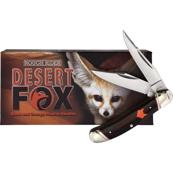 Rough Ryder Desert Fox Copperhead Micarta Taschenmesser