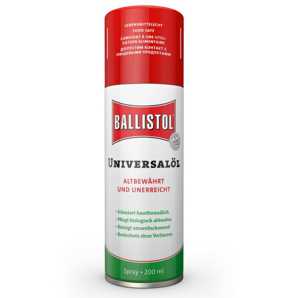Ballistol Messerpflege Öl oder Spray Universalöl Waffenöl Pflegeöl Rostschutz Ballistol Spray  200 ml