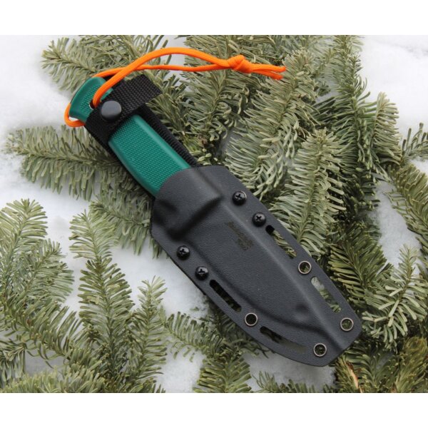 Jaktkit Knv2 Mil Messer Jagdmesser 99Cr18MoV Stahl TPE Griff Kydexscheide