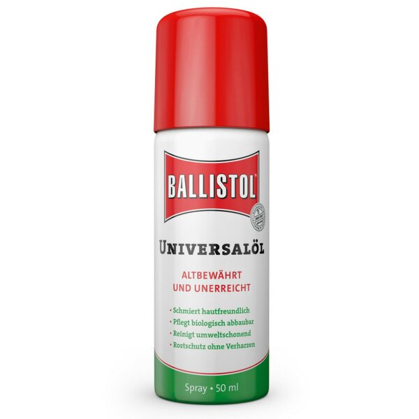 Ballistol Messerpflege Öl oder Spray Universalöl Waffenöl Pflegeöl Rostschutz Ballistol Spray  50 ml