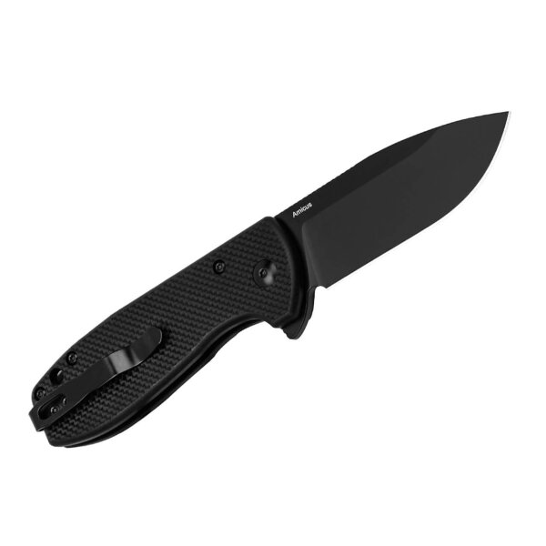 Kizer Amicus Black G10 Button Lock