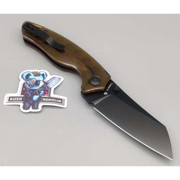 Kizer Towser K Folder Ultem PEI Black Coated