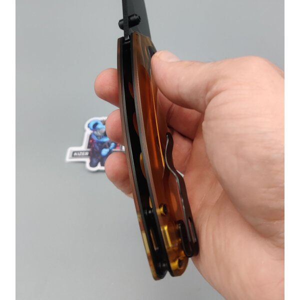 Kizer Towser K Folder Ultem PEI Black Coated
