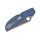 Spyderco Stretch 2XL Blue Nishijin Glass Fiber Damascus Sprint Run Sprint Run Taschenmesser Messer