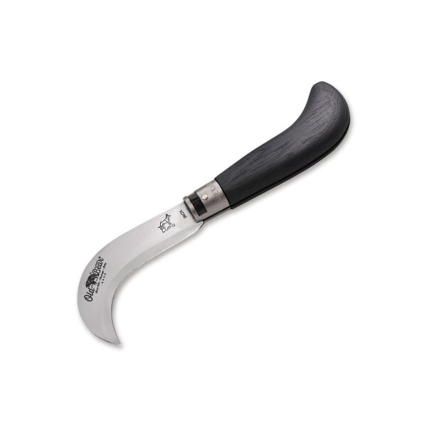 Antonini Old Bear Bill Hook L Black Schwarz Taschenmesser Gärtnerhippe Garten Messer