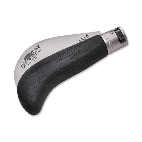 Antonini Old Bear Bill Hook L Black Schwarz Taschenmesser Gärtnerhippe Garten Messer