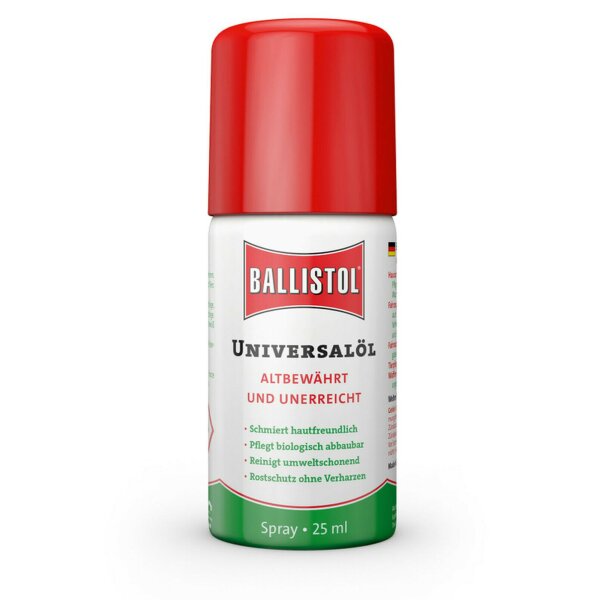 Ballistol Messerpflege Öl oder Spray Universalöl Waffenöl Pflegeöl Rostschutz Ballistol Spray 25 ml