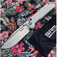 SRM Knives Rubik 7228B-GT G10 14C28N Stahl Ambi-Clip...