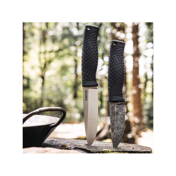 Böker Solingen Bronco Mini 80CrV2 Stahl Kydexscheide 121505