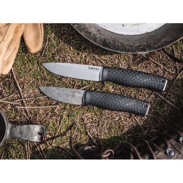 Böker Solingen Bronco Mini 80CrV2 Stahl Kydexscheide 121505