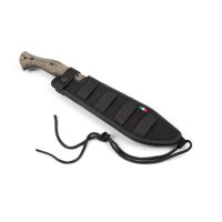 Viper Carnera Black Blade Brown Canvas Camp Knife