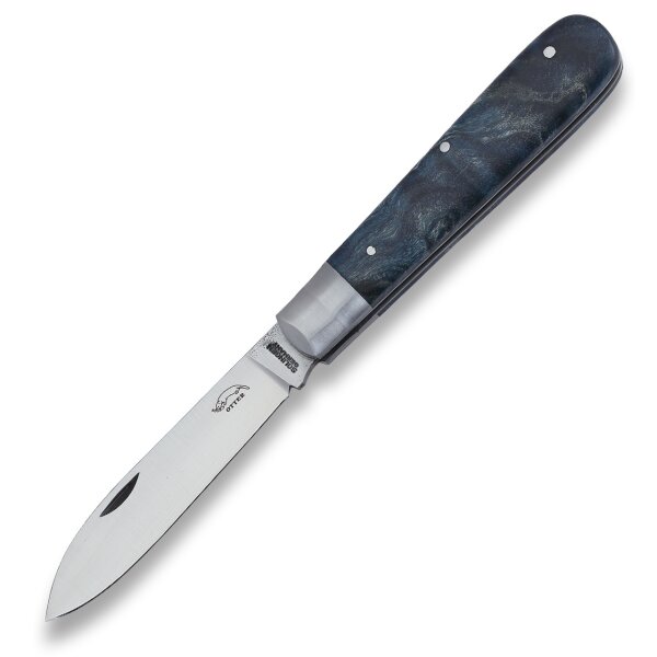 Otter Draco Messer Rostfrei Blau Pappelholz Slipjoint 161 STAB BL