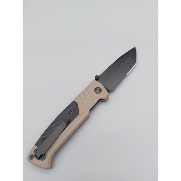 Walther PDP Tanto Folding Knife Serrated BLK-FDE SE