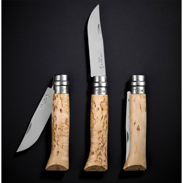 Opinel Messer No. 08 Sampo Limited Edition Maserbirke französisches Taschenmesser Messer