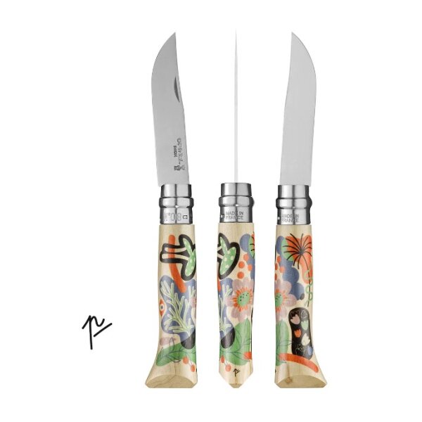 Opinel Messer No. 08 EDITION NATURE Perrine Honoré  französisches Taschenmesser Messer #1
