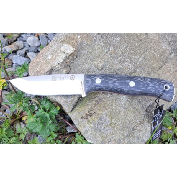 Joker Lynx N695 Micarta Schwarz inkl. Feuerstarter Paracord Kydexscheide
