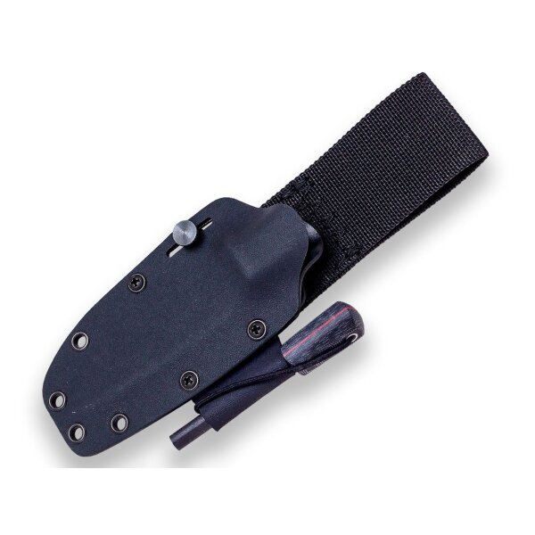 Joker Lynx N695 Micarta Schwarz inkl. Feuerstarter Paracord Kydexscheide