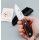 J&V Hobbit Black / Red MoVa-58 Micarta Mehrfarbig schwarz rot inkl. Lederscheide