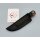 J&V Hobbit Black / Red MoVa-58 Micarta Mehrfarbig schwarz rot inkl. Lederscheide