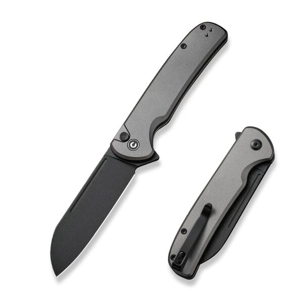 CIVIVI Chevalier II Button Lock 14C28N Stahl Gray