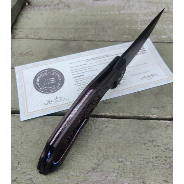 WE Knife Merata CPM 20CV Titan / Carbon Copper Foil