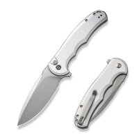 Civivi Praxis Button Lock Nitro-V Aluminium Silver