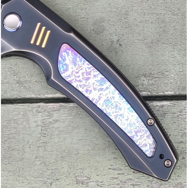 WE Knife Hyperactive Flipper Vanax Stahl Titangriff