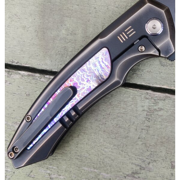 WE Knife Hyperactive Flipper Vanax Stahl Titangriff